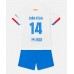 Barcelona Joao Felix #14 Replika Babykläder Borta matchkläder barn 2023-24 Korta ärmar (+ Korta byxor)